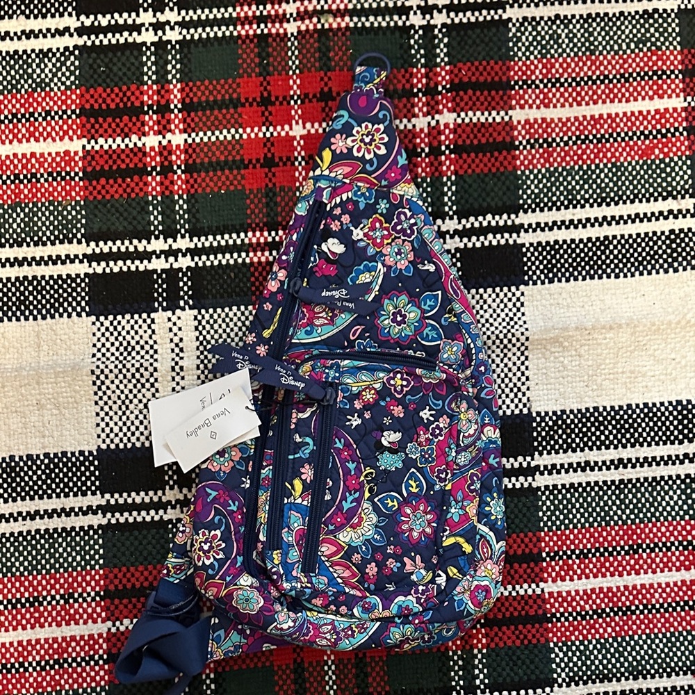 Vera Bradley Blue Floral Crossbody Bag